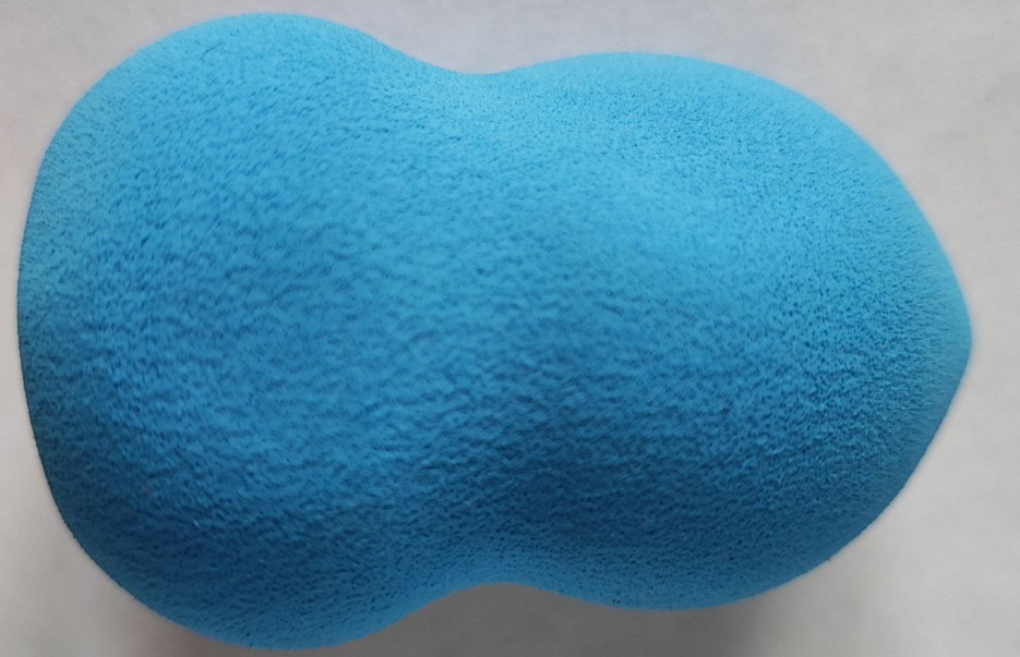 Спонж для макіяжу бьюті-блендер синій жолудь 639, фото 1