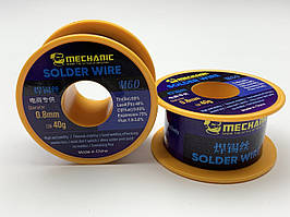 Припій MECHANIC M60 0.8 мм SN 60/PB 40 40 г