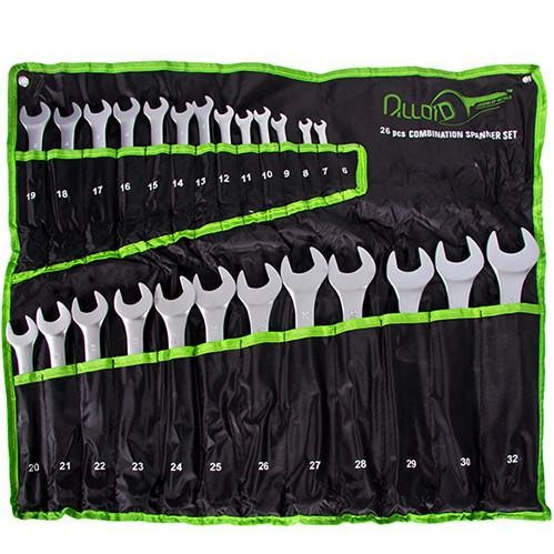 Ключі рожково-накидні НК-2005-26М Alloid 6-32 мм, 26 одиниць