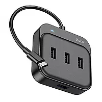 USB HUB converter Hoco HB31 Type-C to USB3.0+3 USB2.0 0.2m (6931474784872)