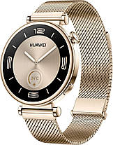 Smart Watch Huawei GT 4 41mm Light Gold (Milanese Strap) UA, фото 4