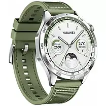 Smart Watch Huawei GT 4 46mm Green (Woven Strap) UA, фото 4