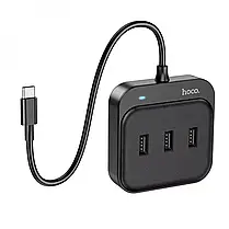 USB HUB converter Hoco HB31 Type-C to USB3.0+3 USB2.0 0.2m (6931474784872), фото 2