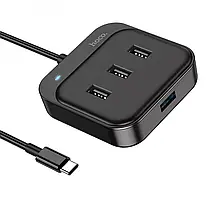 USB HUB converter Hoco HB31 Type-C to USB3.0+3 USB2.0 0.2m (6931474784872), фото 5