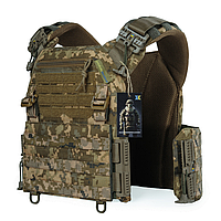 Плитоноска піксель камуфляж plate carrier швидкого скидання під плити 25 на 30 сантиметрів, Жилет армійський ЗСУ
