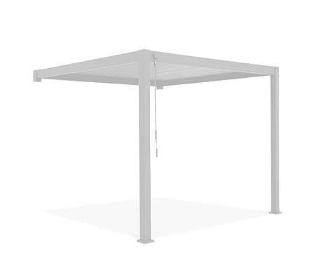 Пристінний садовий павільйон 3х4 м Premium White Gutroof, фото 1