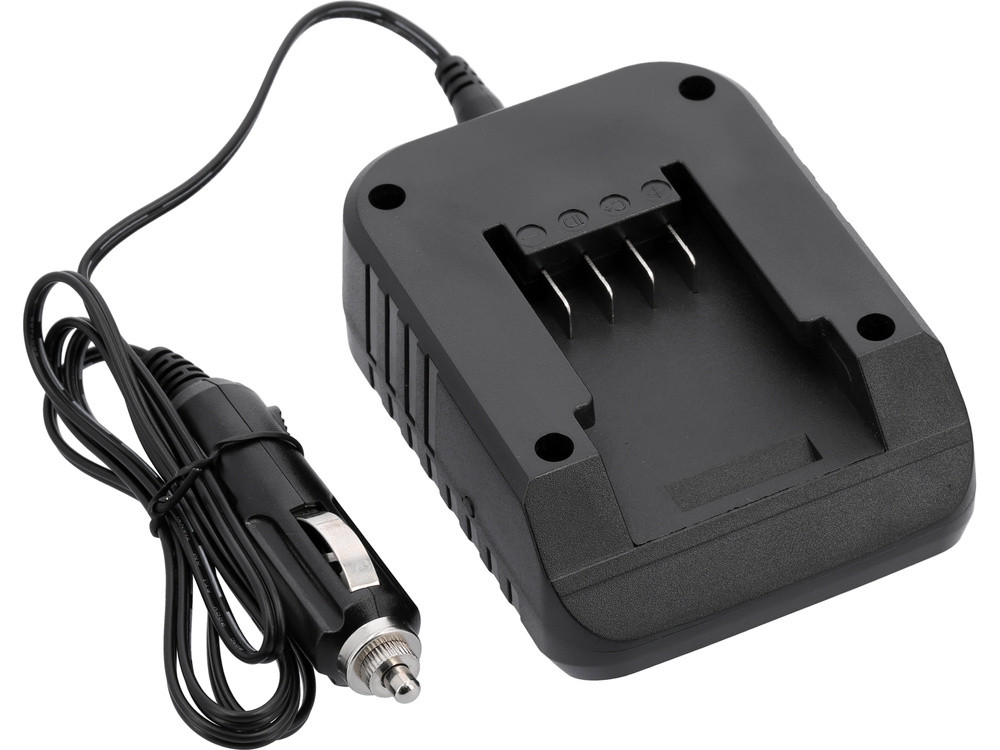 Зарядний пристрій від автомобіля 12-28 В YATO для акумуляторів 18 В 2 А USB