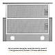 Витяжка для кухні WEILOR WT 65 SS, нерж. сталь, телескопічна вбудована в шафу кухонна витяжка, 60 см, фото 8