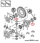 Підшипник диференціала КПП Fiat Ducato 230, Peugeot Boxer, Citroen Jumper (94-02) 1.9/2.0, 9403125379, 312537, фото 2