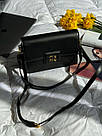 Жіноча сумка Міу Міу чорна Miu Miu Black Shoulder Leather Bag, фото 11