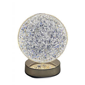 Світлодіодний нічник акумуляторний сенсорний 3D Кристал