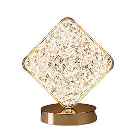 Світлодіодний нічник акумуляторний сенсорний 3D Ромб