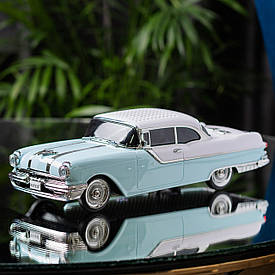 Портативна акустична колонка Pontiac 1955 Car Speaker колонка для телефона Блакитно-білий