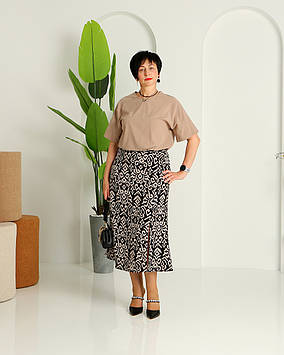 Літня  жіноча спідниця розміри 46-56