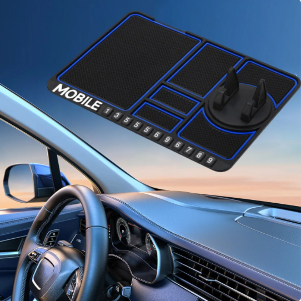 Протиковзкий килимок в авто Silicone Car Phone Holder Органайзер для мобільного телефону липкий тримач