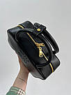 Жіноча сумка Міу Міу чорна Miu Miu Black Leather Top Handle Bag, фото 7