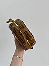 Жіноча сумка Міу Міу коричнева Miu Miu Brown Leather Top Handle Bag, фото 4
