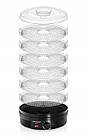 Електросушарка для овочів і фруктів Mozano Food Dehydrator 500 Вт, 6 лотків, чорна, фото 4