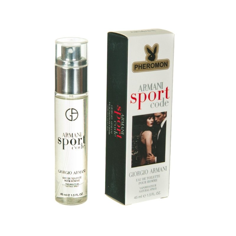 УЦІНКА! Міні-парфуми з феромонами Giorgio Armani Code Sport, 45 ml (Неповний флакон!)