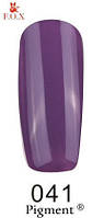 Гель-лак F. O. X. Pigment №041 пастельно-фіолетовий,емаль 6 m