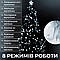 Гірлянда нитка світлодіодна GarlandoPro 200 LED 10м 8 режимів лед гірлянди Білий, фото 3