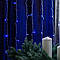 Гірлянда штора світлодіодна GarlandoPro 160LED 8 ліній 1,5х1,5 м гірлянда на штору Синій, фото 2