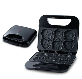 Мультипекар для оладок панкейків Sokany на 6 штук 750 Вт з формочками для дітей