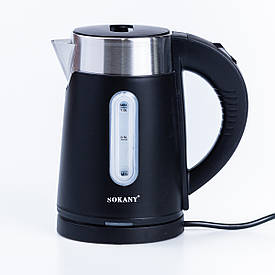 Електрочайник Sokany SK-0808B Water Kettle 1200W Black