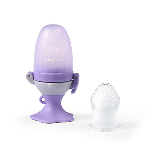 Ніблер для годування Квіточка (Фіолетовий) 1542 BabyOno, фото 1