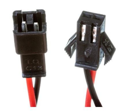 Роз'єм живлення mini DC на 2pin SM2.54-2P, комплект, з кабелем, фото 1