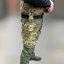 Балістичний захист стегон 1 класу, Розширений, Піксель, захист ніг від уламків, балістичний пакет 1 класу, фото 5