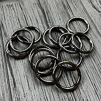 Кільце карабін 40 мм темний нікель