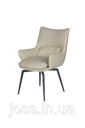 Крісло США обіднє сучасне модне шкіряне 58х63х89 см JOSS C5076, фото 1
