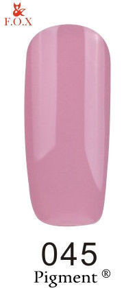 Гель-лак F. O. X. Pigment №045 пастельний бузковий, емаль 6 ml