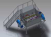 Змішувачі для сипучих матеріалів 20000 літрів.