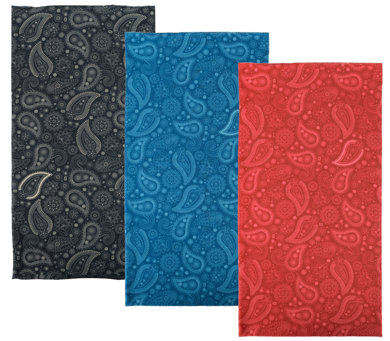 Набір баффів Oxford Comfy сірий/синій/червоний, 3 шт.