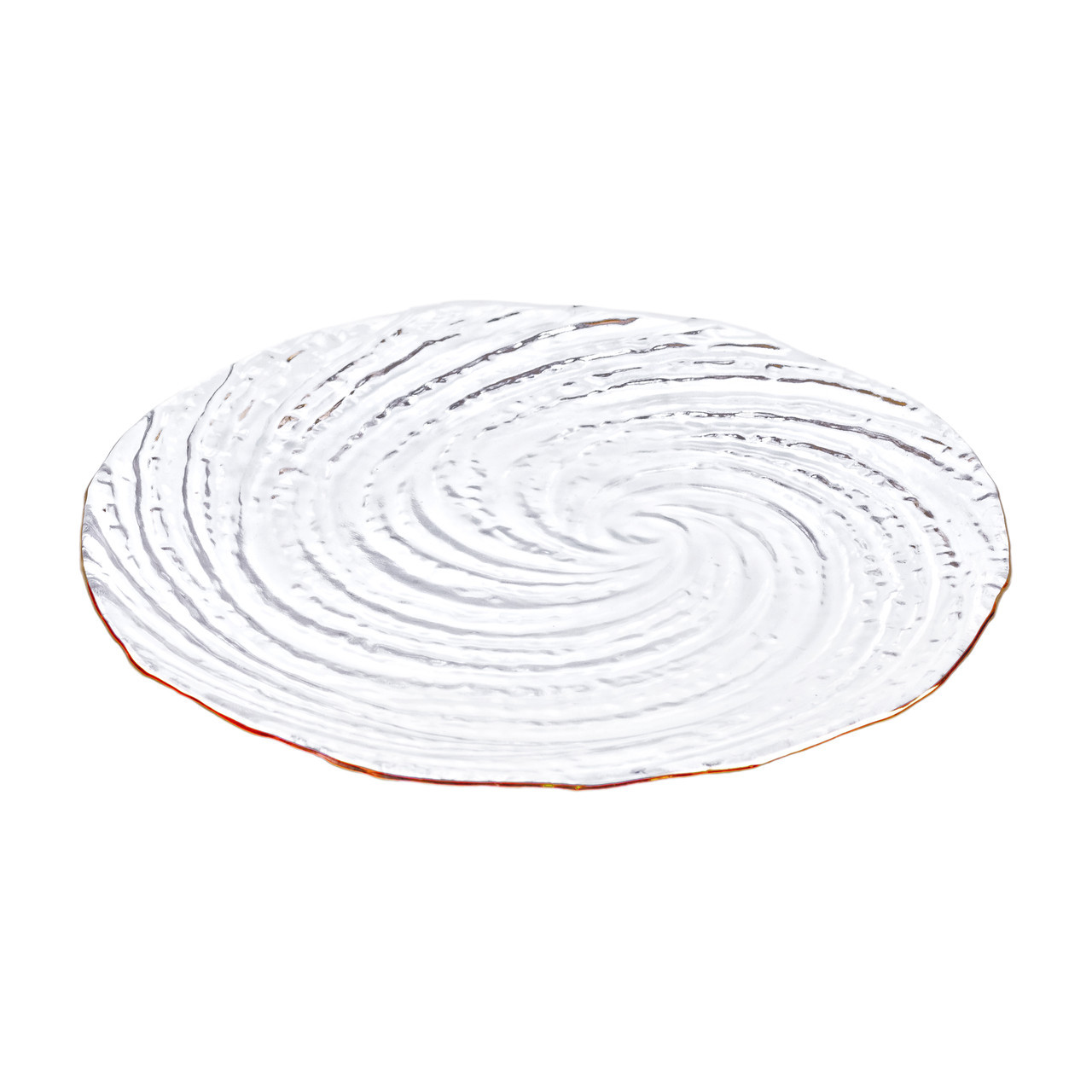 Блюдо скляне для сервіровки стола прозоре тарілки скляні прозорі, фото 1