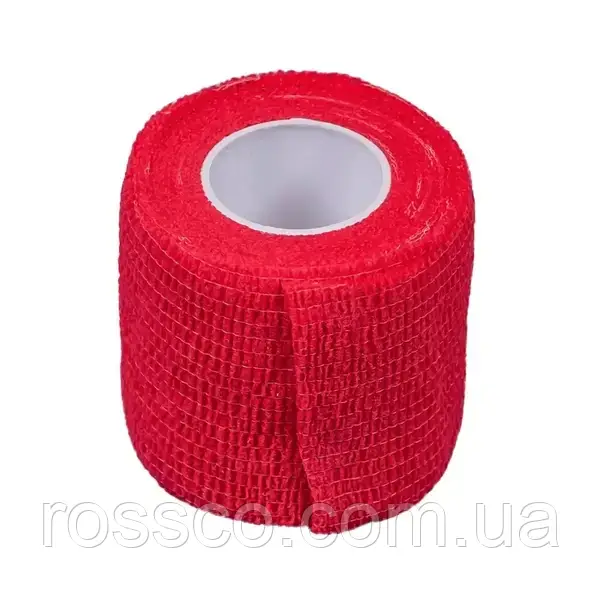 БАДАЖНИЙ БИНТ ЧЕРВОНИЙ 50 мм * 4,5 м