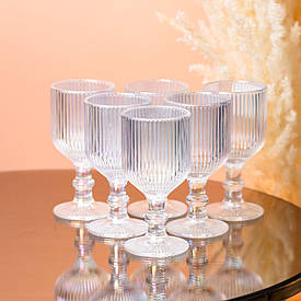 Набір чарок подарунковий стопка на ніжці чарки для горілки 50 мл Rainbow