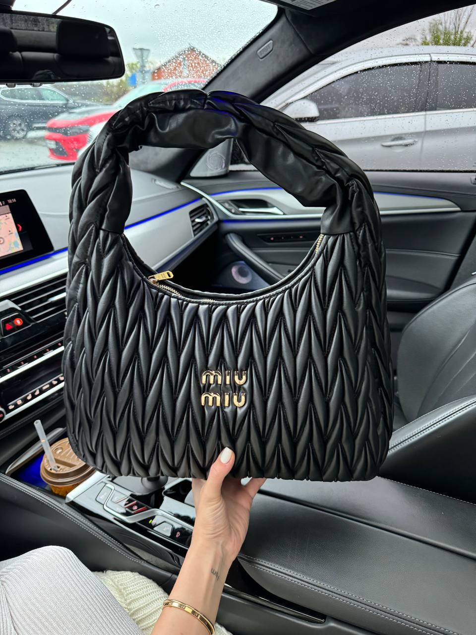 Жіноча сумка Міу Міу чорна Miu Miu Black