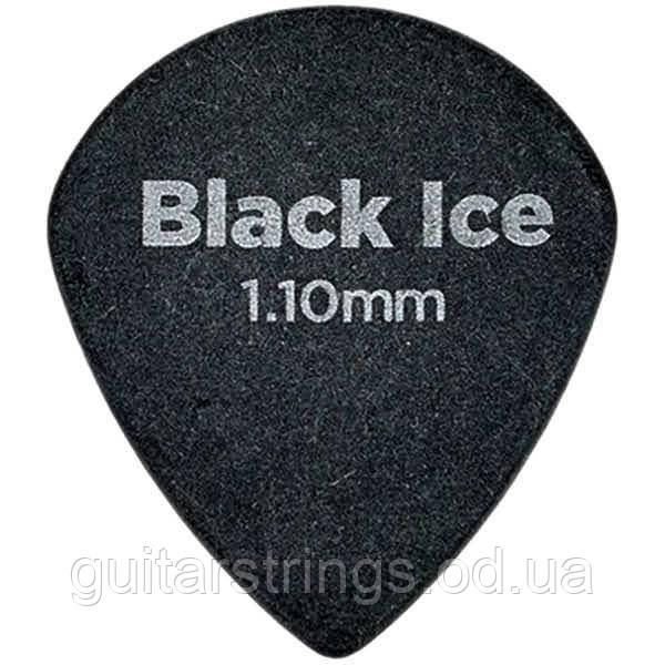 Медиатор D'Addario 3DBK6 Black Ice Guitar Pick Heavy 1.10 mm