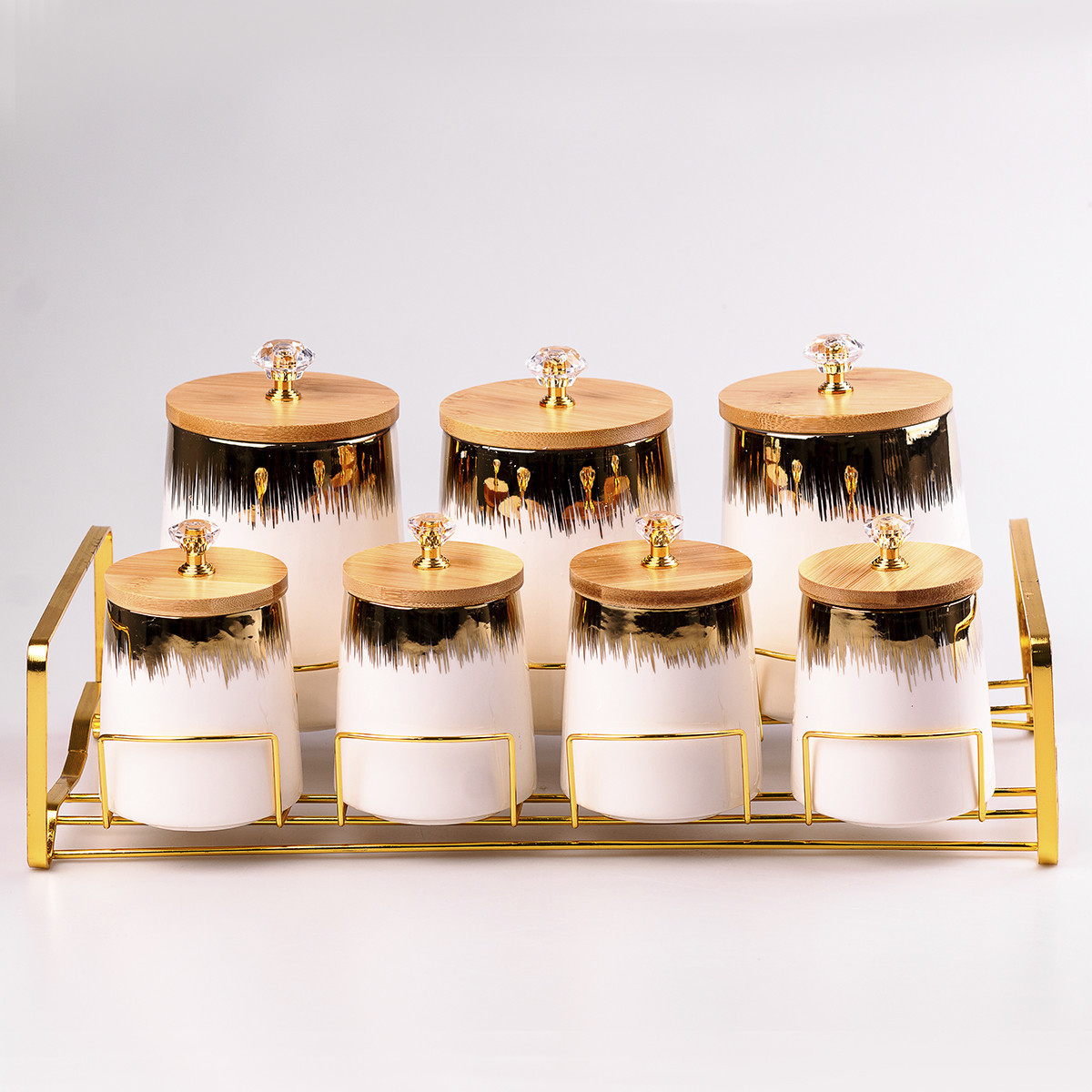 Набір для спецій на підставці 7 предметів, фото 1