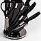 Набір кухонних ножів на підставці 7 предметів, фото 4