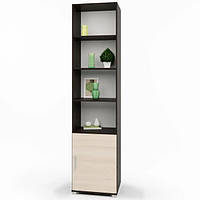 Пенал Бриз-14 венге темний + дуб молочний Еверест (50х38х210 см)