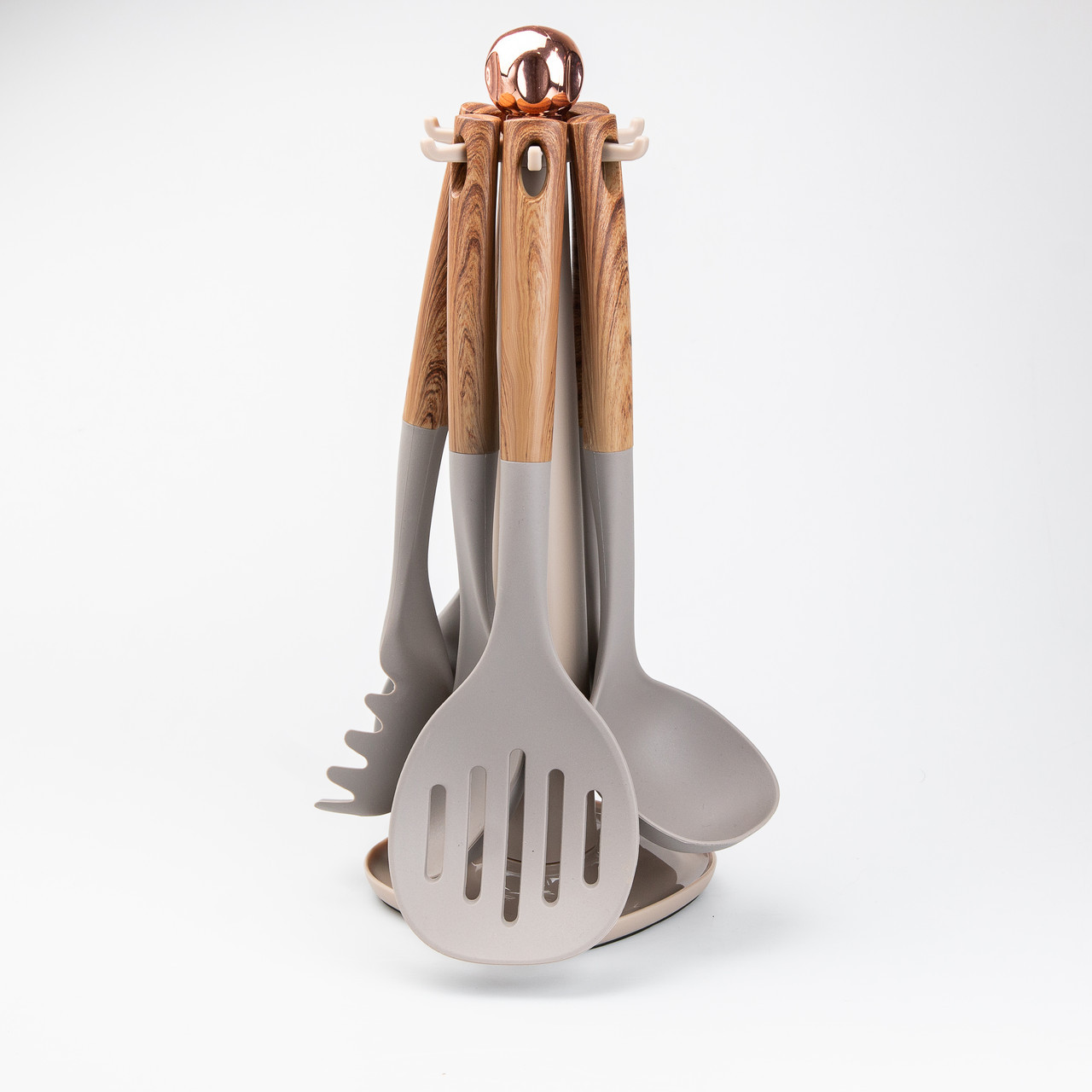 Набір кухонного приладдя 6 штук з підставкою, фото 1