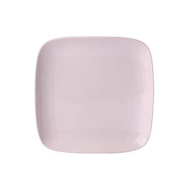 Тарілка підставна квадратна з порцеляни 20х20х2.5 см велика біла плоска тарілка