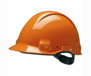 G3000CUV-OR Каска, помаранч., вент., синтетич., штифтова застібка