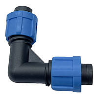 Куточок з підтиском для крапельної стрічки, SantehPlast