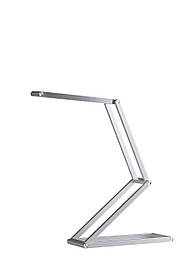 Світлодіодна настільна лампа на акумуляторі 3 Вт, лампа складана Срібло