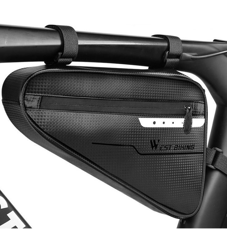 Велосумка трикутна під раму West Biking (непромокальна) 2,3л